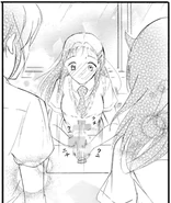 Shown: Shizuku demonstrates to Fūka and Tomoko her skill in pottery . . . probably