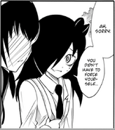 Tomoko understands Yuri's anxiety.