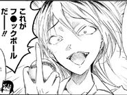 "This is the Fuck Ball!!" Tomoko imagines and directs Masaki's character for her film.