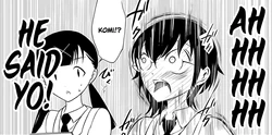 Shown: Kotomi Freaking Out