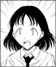 Sayaka reacts calmly to Akari's suggestion.