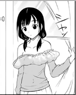 Yuri wears something Tomoko recommends in Chapter 138.