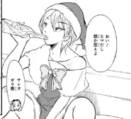 Bad Santa Masaki BSM: "Oi, 'Nothing''s happening! Somebody sing!" Akane: "Santa's evil!"