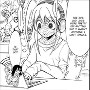 Then she enjoys some eroge . . . for research purposes of course!