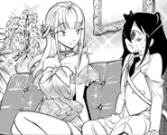 Tomoko imagines Katō as the perfect mom . . . who happens to be a hostess. WataMote Wiki does not judge.