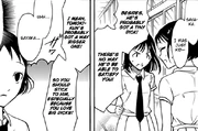 Not Shown: Sayaka caring about Nakamura . . 