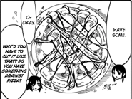 "Pizza killed my family, Tomoko!" – Yuri Tamura [Citation Needed – Ed.]