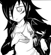 Tomoko's card battling outfit