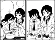 Tomoko and Yuri make chocolates.