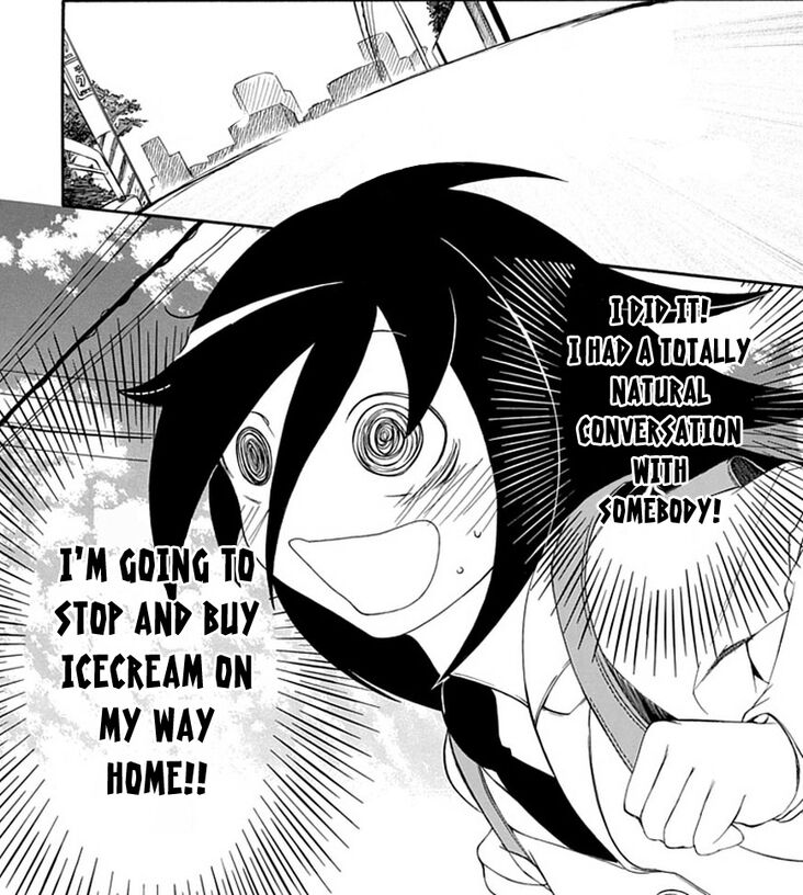 tomoko 2 Kuroki Tomoko - Badge - WATAMOTE! (黒木智子 缶バッジ 「私が