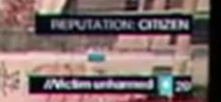 Captura de otro gameplay en la que se muestra otro nivel de reputación, ciudadano.