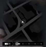 Radar de la version final de Watch Dogs.