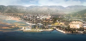 Vue aérienne de la Silicon Valley et les zones avoisinantes au sud de .