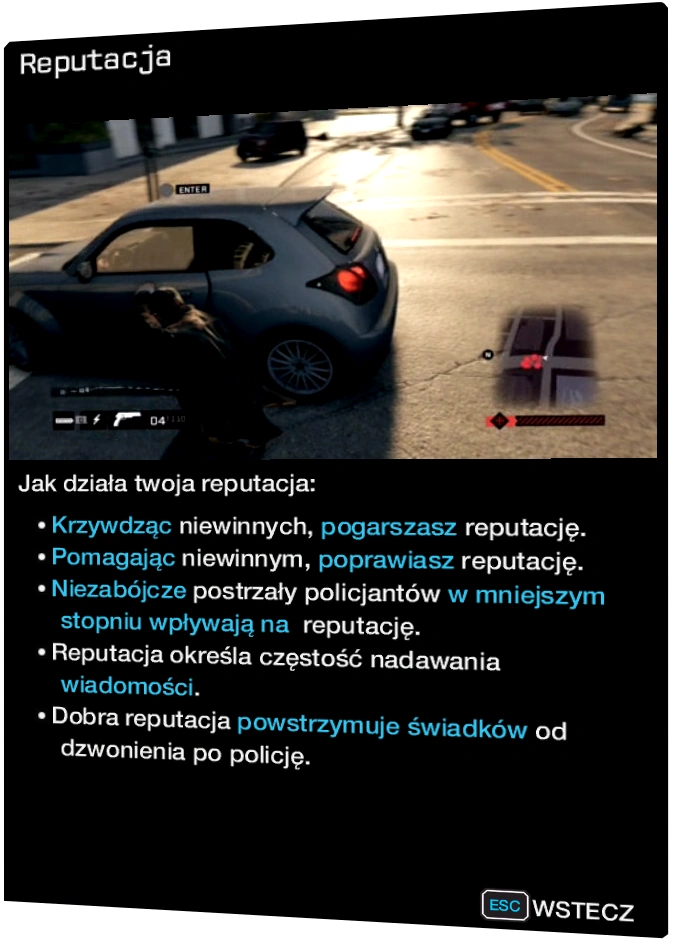 Reputacja | Watch Dogs Wiki | Fandom