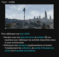 Description de la Tour CTOS dans Watch Dogs.