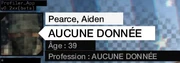Le profil d'Aiden pendant la mission