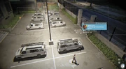 Hello World carpark.jpg (109 KB) Blume security patrolling the parking lot.