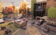 Courtyard and barge dock