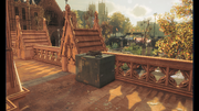 Tech Points on the North side of the Palace