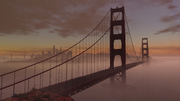 GoldenGateBridge-WD2-SunsetFoggy.png (1.73 MB) Seen on a foggy sunset.