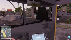 An alternate angle from the interior of Bertha.