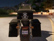 Backside logo on the Chopper Cruise.
