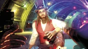 T-Bone in his ringmaster attire.