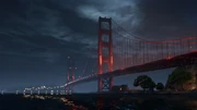 The bridge as seen from Horseshoe Bay.