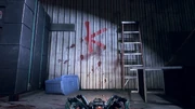 The Clan Kelley 'K' spray painted on the wall.
