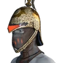 Orange Disco Guard Mask