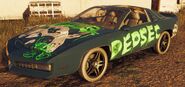 The official DedSec car after the Watch Dogs 2 mission Cyberdriver