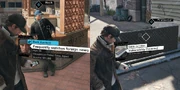Watch Dogs' hacking of people and objects is limited to a button press for performing a single action.