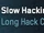 Slow Hacking