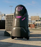 "Lovebot" face.