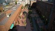 Sky view of Ghirardelli Square.