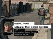 Andres Rosario. Notice that he is actually younger than Javier even though it's written "Eldest".