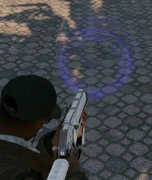 Air blast from the Air Shotgun