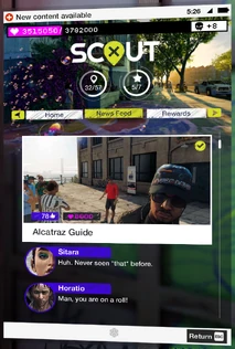 An example of a ScoutX feed