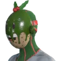 Christmas Pudding Green Mask