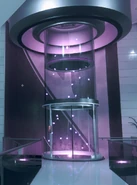 The lift in Skye Larsen's house.