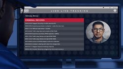 Marcus wiping his criminal record from the CTOS database.