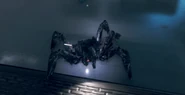 The damaged Spiderbot.