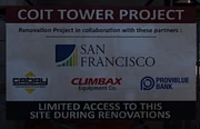 Sign with the sponsors of the project listed.