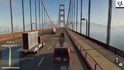 Crossing the Golden Gate Bridge during the day (Northbound)