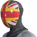 Union Jack Yellow Mask