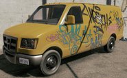 A vandalized Landrock Van 2500 in Watch Dogs 2.