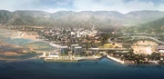 Aerial view of Silicon Valley. (Official Art)