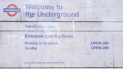 Similarly, this sign says "if you're stuck outside when we are closed, too bad".