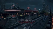 Satellites atop SIRS HQ.