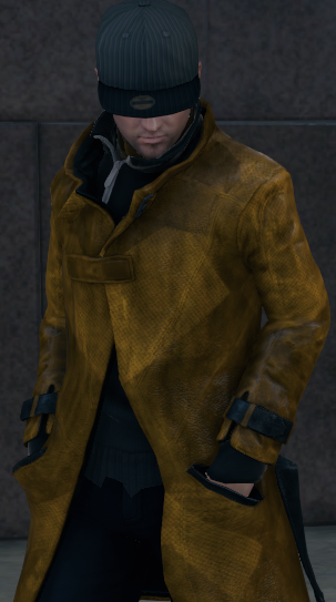 Aiden Pearce Watch Dogs Legion Bloodline Brown Coat